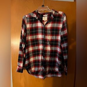 Woman’s flannel shirt
